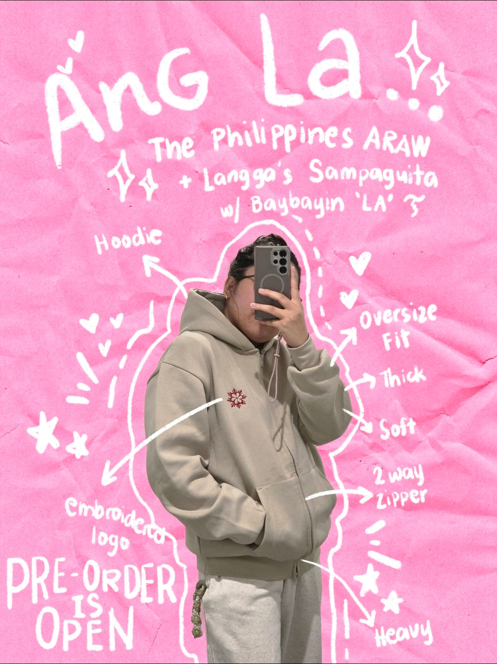 ANG LA... Hoodie Zip
