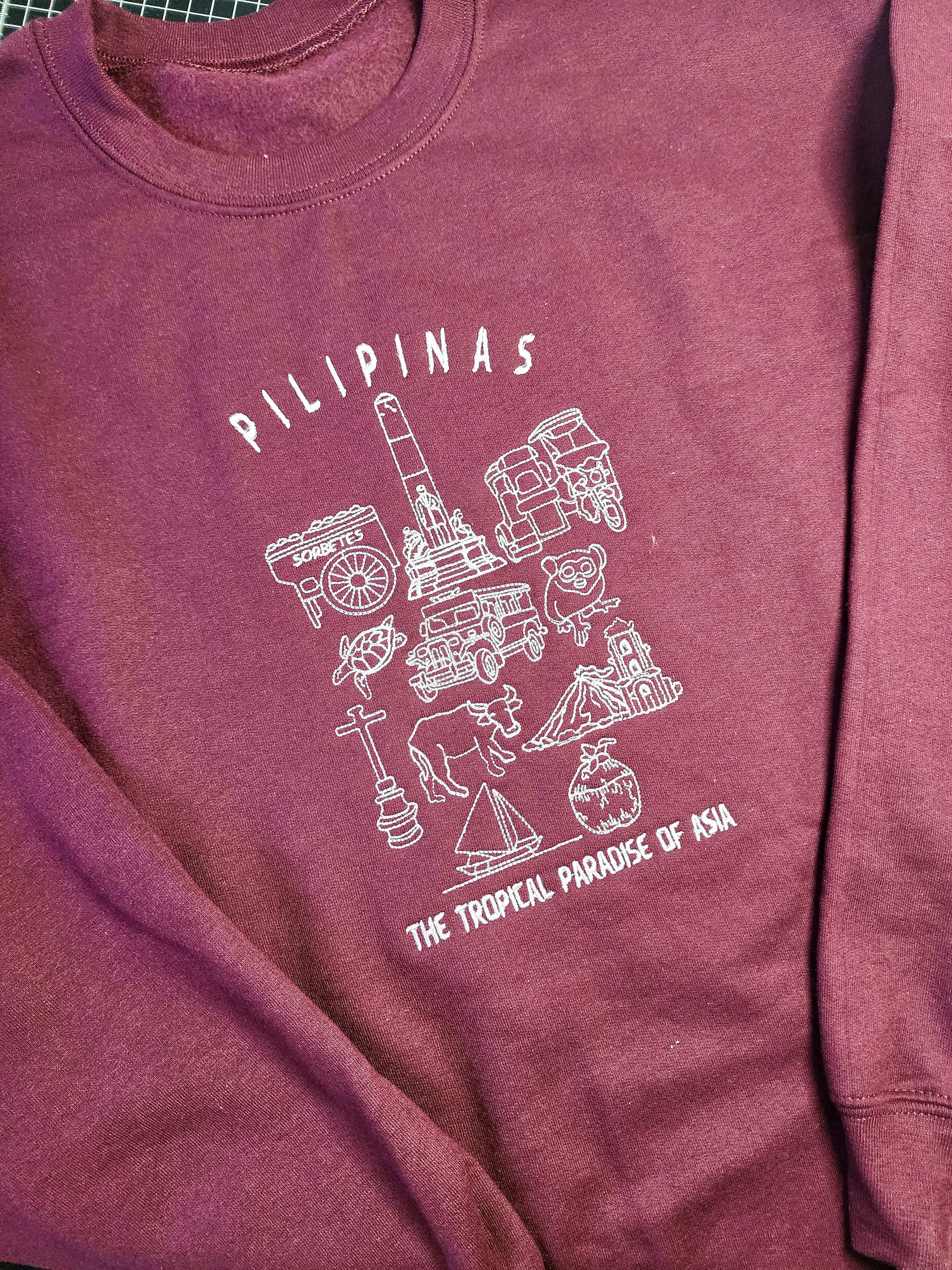 Tropical Jumper MAROON